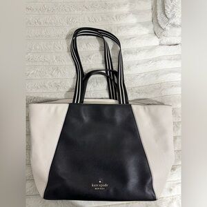 Kate Spade Black and Cream Tote